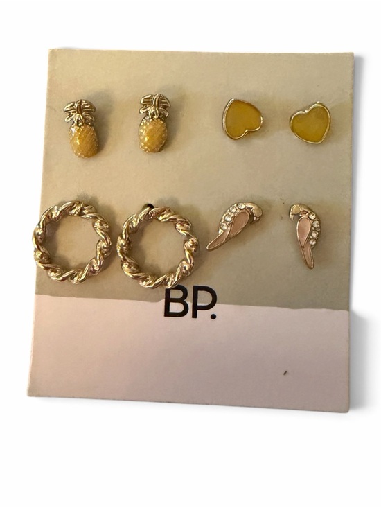 bp Jewelry - bp (Nordstrom) Women's Gold and Yellow Earring Set - 4 Pairs